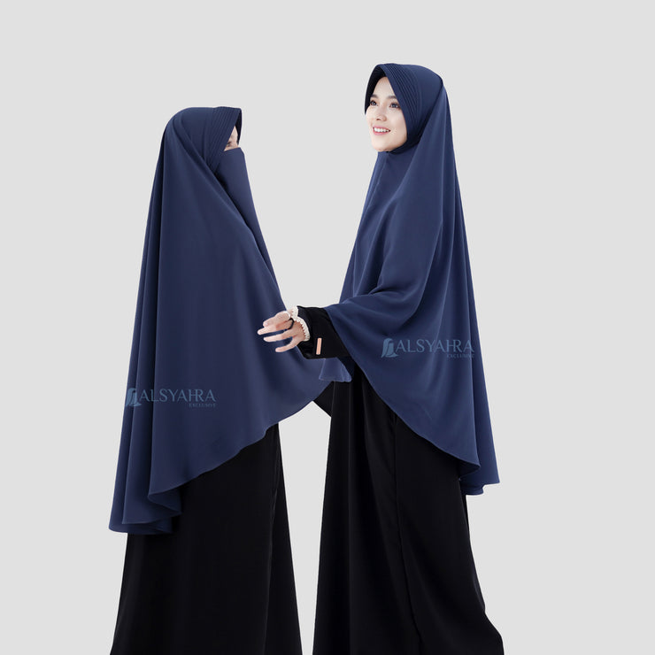ALSYAHRA EXCLUSIVE JILBAB - Set Khimar PAD Cadar Tali Hijab Syari Premium