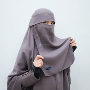 Alsyahra Exclusive Jilbab Set Khimar Shofa Haramain Niqab Poni Soft Crown Hijab Panjang Premium