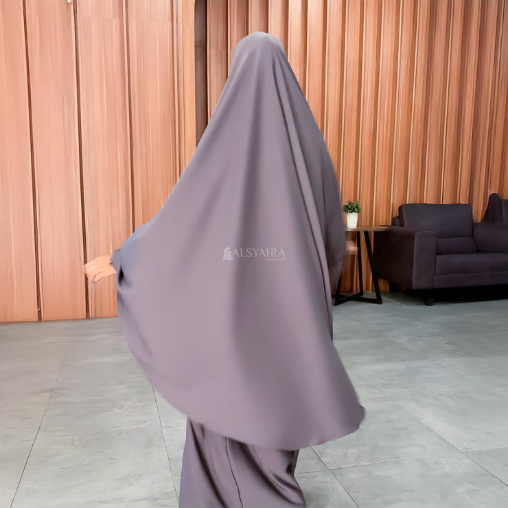 Alsyahra Exclusive Jilbab Set Khimar Shofa Haramain Niqab Poni Soft Crown Hijab Panjang Premium