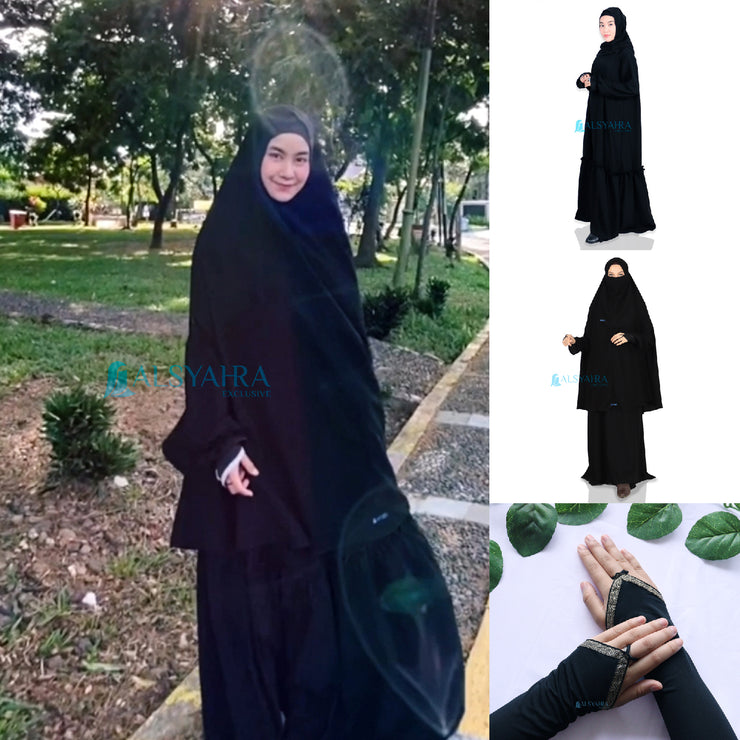 Bundling Gamis Khimar Alsyahra Exclusive X Anisa Rahma