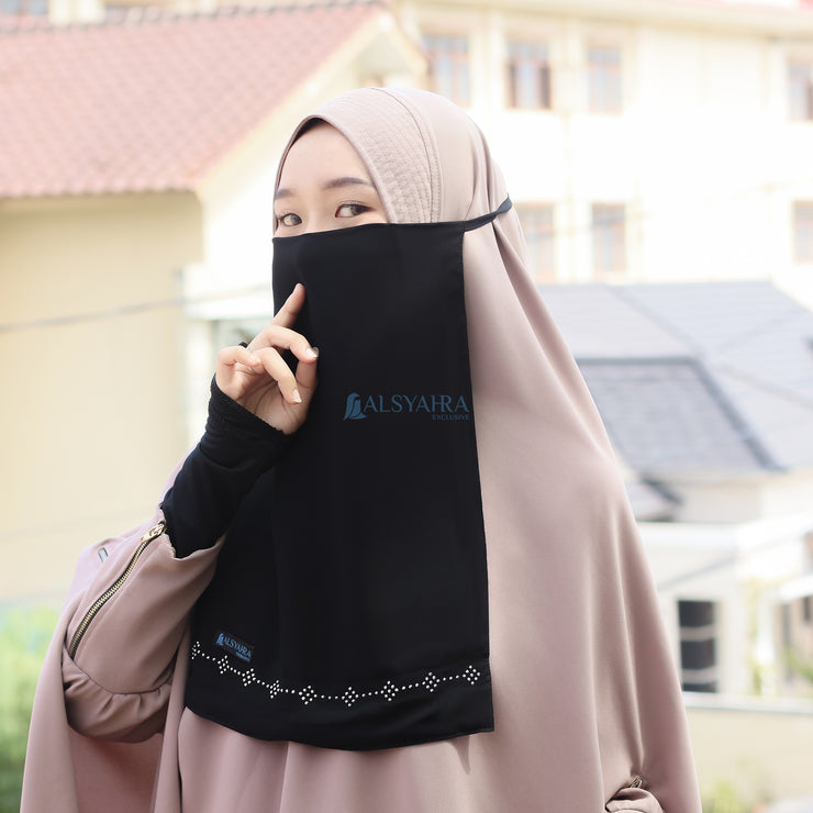 Cadar Tali Alhajr Sifon Jetblack Alsyahra Exclusive
