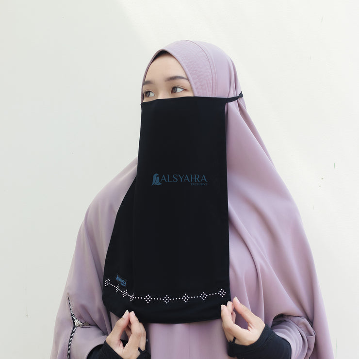 Cadar Tali Alhajr Sifon Jetblack Alsyahra Exclusive