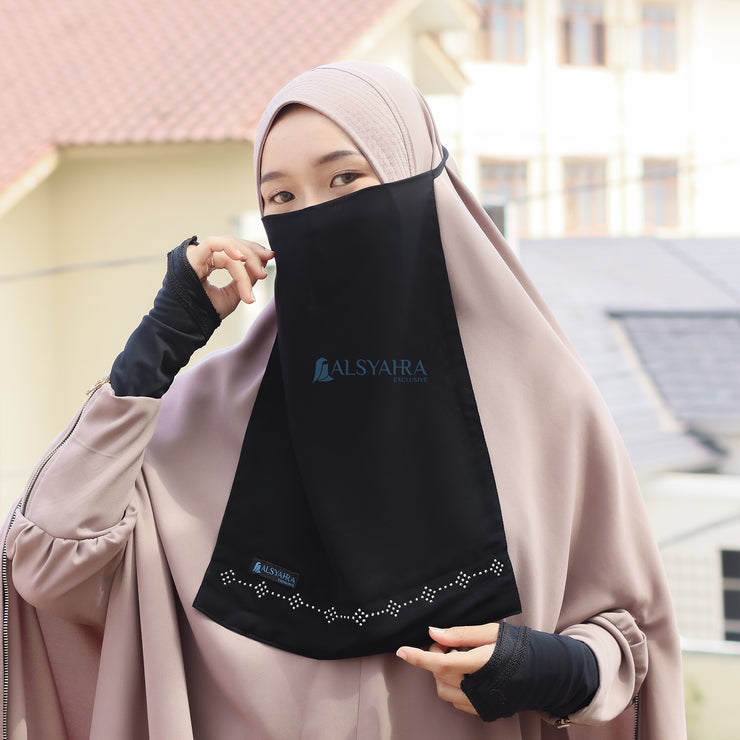 Cadar Tali Alhajr Sifon Jetblack Alsyahra Exclusive