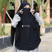 Alsyahra Exclusive French Khimar Handless Fatimah Luxury Airflow Size L