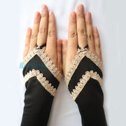 Alsyahra Exclusive Manset Handsock Cincin Motif Halimah Duo