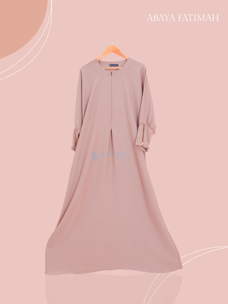Abaya Gamis Fatimah Soft Crown Exclusive by Alsyahra Exclusive