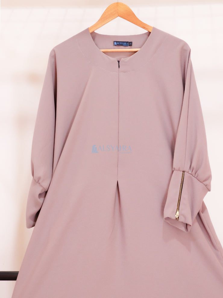Abaya Gamis Fatimah Soft Crown Exclusive by Alsyahra Exclusive