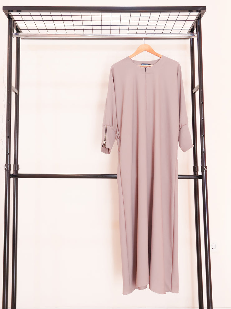 Abaya Gamis Fatimah Soft Crown Exclusive by Alsyahra Exclusive