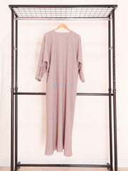 Abaya Gamis Fatimah Soft Crown Exclusive by Alsyahra Exclusive