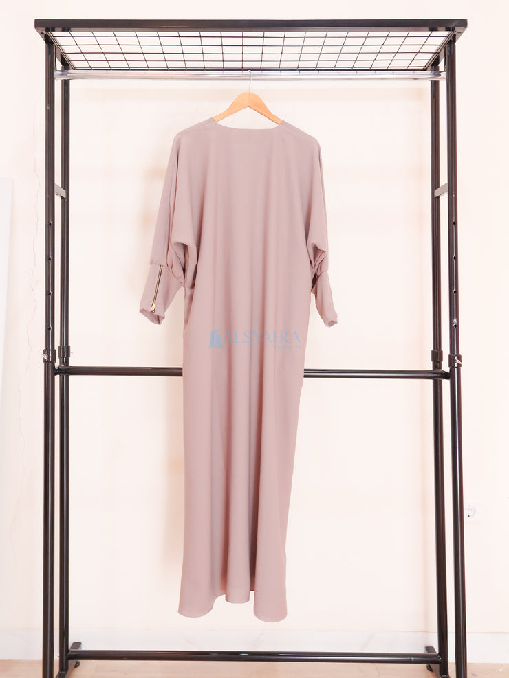 Abaya Gamis Fatimah Soft Crown Exclusive by Alsyahra Exclusive