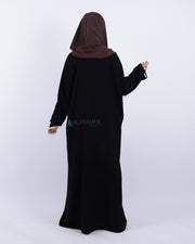Abaya Gamis New Hurun In Jetblack Alsyahra Exclusive