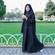 Abaya Gamis Kids Pita India Jetblack Alsyahra Exclusive