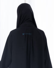 Abaya Gamis Syari Shalihah Jetblack Alsyahra Exclusive