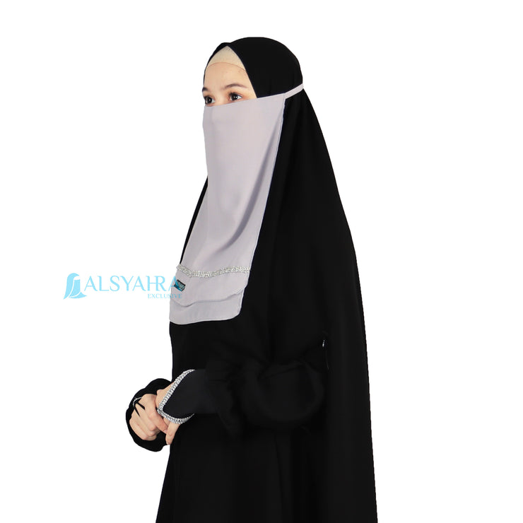 Alsyahra Exclusive Cadar Tali 2 Layer Zahrah Sifon Premium