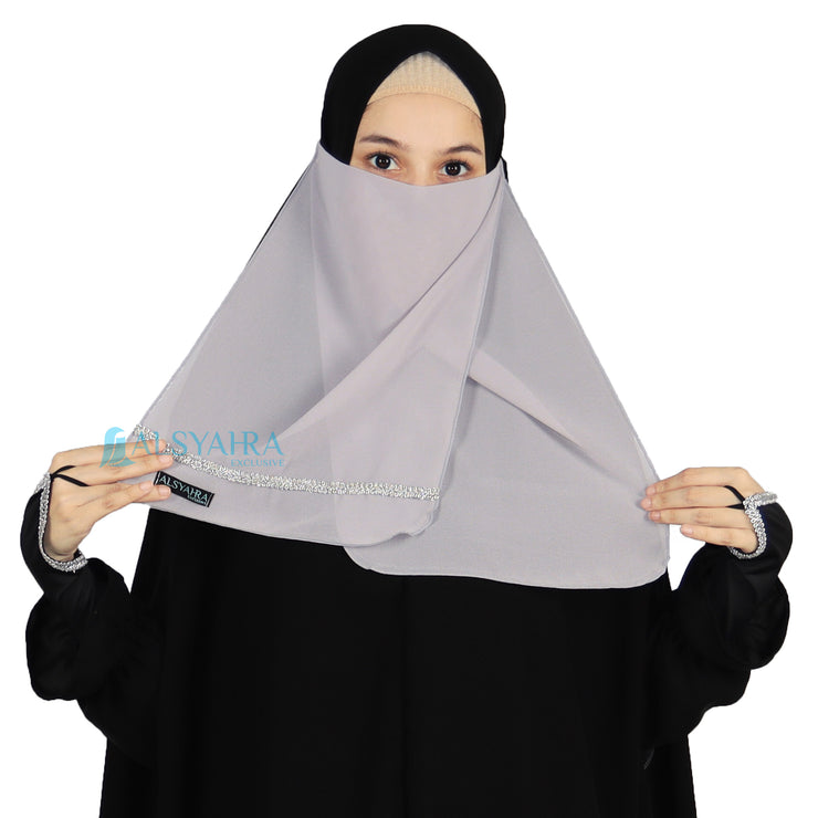Alsyahra Exclusive Cadar Tali 2 Layer Zahrah Sifon Premium