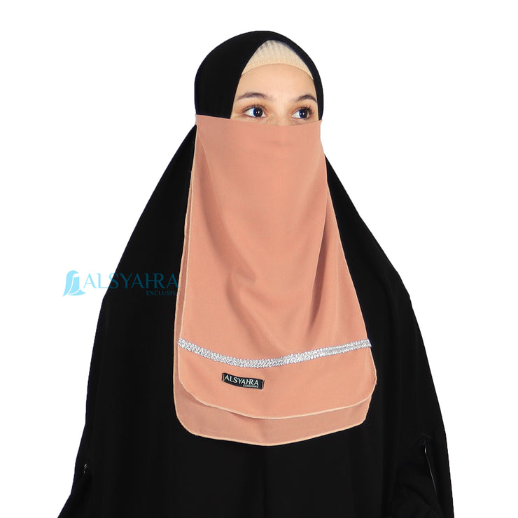 Alsyahra Exclusive Cadar Tali 2 Layer Zahrah Sifon Premium