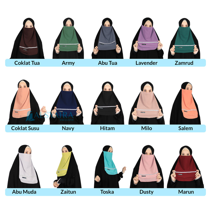 Alsyahra Exclusive Cadar Tali 2 Layer Zahrah Sifon Premium