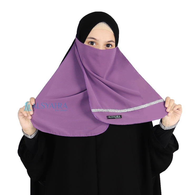 Alsyahra Exclusive Cadar Tali 2 Layer Zahrah Sifon Premium