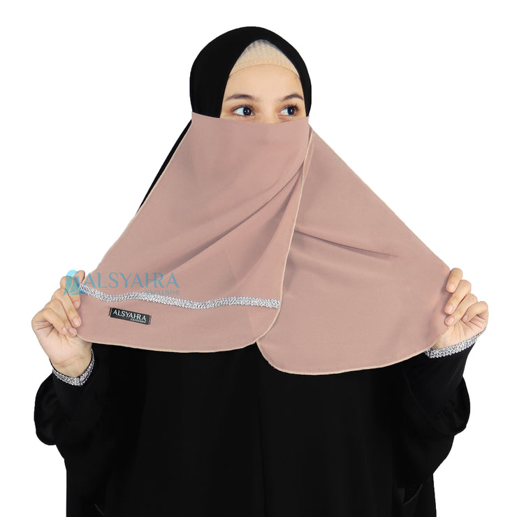 Alsyahra Exclusive Cadar Tali 2 Layer Zahrah Sifon Premium