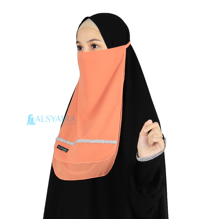 Alsyahra Exclusive Cadar Tali 2 Layer Zahrah Sifon Premium