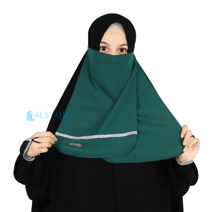 Alsyahra Exclusive Cadar Tali 2 Layer Zahrah Sifon Premium