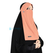 Niqab Poni Kancing Raudhah Sifon Premium Alsyahra Exclusive