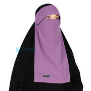Niqab Poni Kancing Raudhah Sifon Premium Alsyahra Exclusive