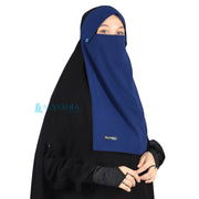 Niqab Poni Kancing Raudhah Sifon Premium Alsyahra Exclusive