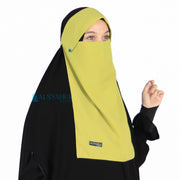 Niqab Poni Kancing Raudhah Sifon Premium Alsyahra Exclusive