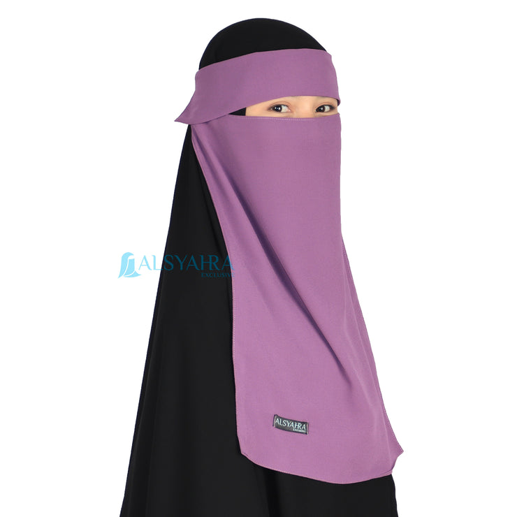 Alsyahra Exclusive Niqab Poni Pulldown Sifon Premium