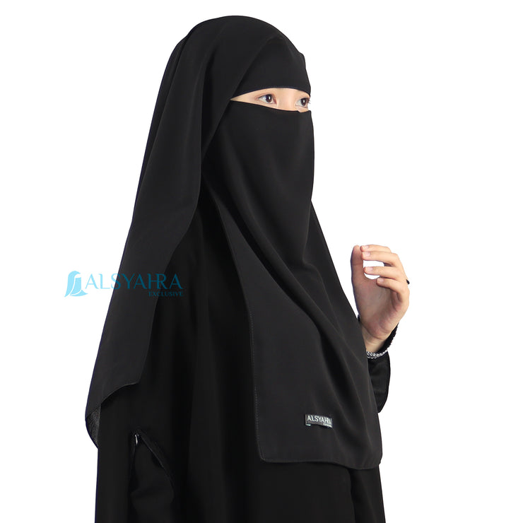 Alsyahra Exclusive Niqab Yaman Sifon Premium