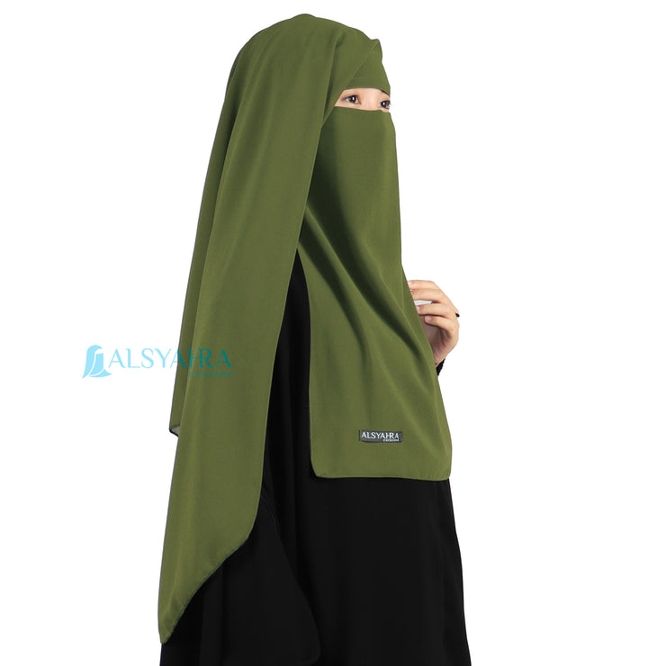 Alsyahra Exclusive Niqab Yaman Sifon Premium