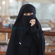 Alsyahra Exclusive Niqab Yaman Kids Sifon Jetblack