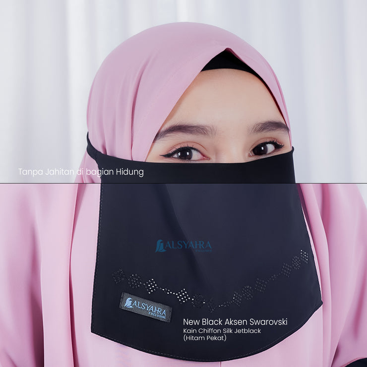 Cadar Tali Anatolia Sifon Silk Jetblack Alsyahra Exclusive