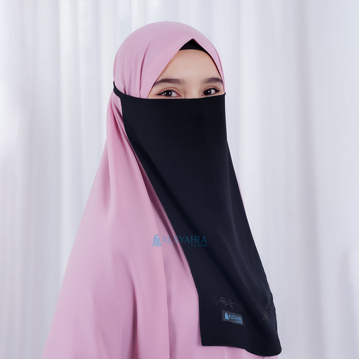 Cadar Tali Anatolia Sifon Silk Jetblack Alsyahra Exclusive