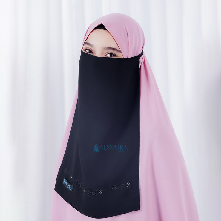 Cadar Tali Anatolia Sifon Silk Jetblack Alsyahra Exclusive