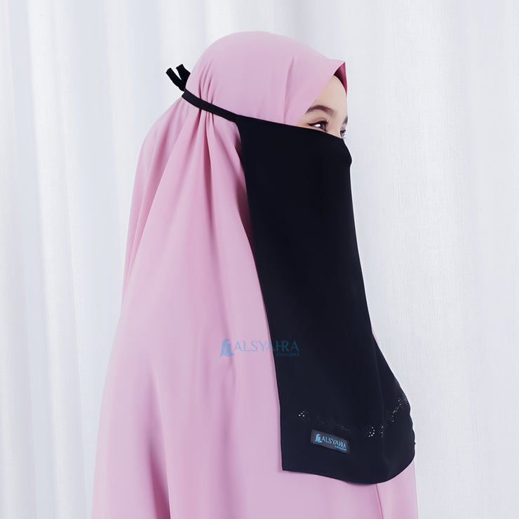 Cadar Tali Anatolia Sifon Silk Jetblack Alsyahra Exclusive