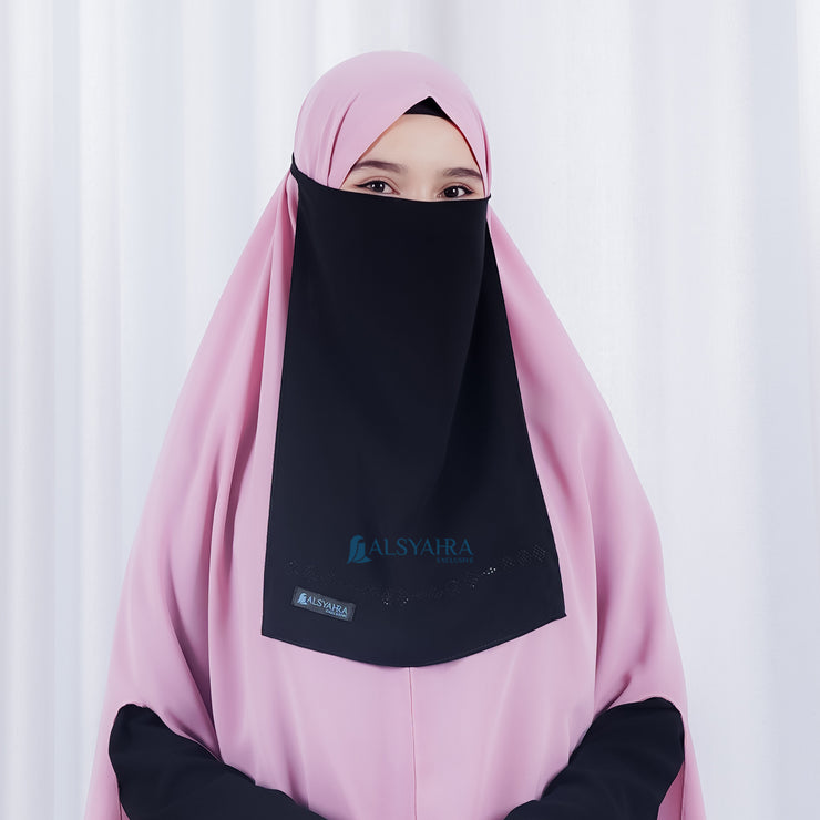 Cadar Tali Anatolia Sifon Silk Jetblack Alsyahra Exclusive