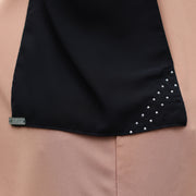 Alsyahra Exclusive Cadar Tali Andalusia Sifon Silk Jetblack