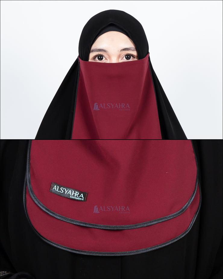 Cadar Tali Ikhfa 2 layer Sifon Premium Alsyahra Exclusive