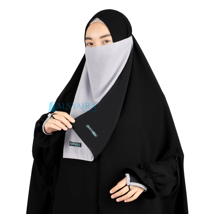 Cadar Tali Karet Bolak Balik 2 Warna Sifon Premium Alsyahra Exclusive