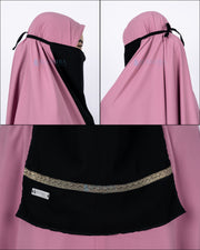 Cadar Tali Kiswah Stripe Sifon Silk Jetblack Alsyahra Exclusive