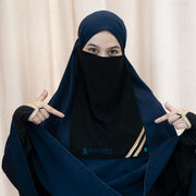 Cadar Tali New Raaina Sifon Jetblack Alsyahra Exclusive