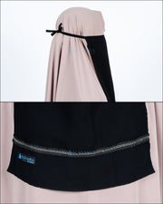 Cadar Tali Silsila Sifon Silk Jetblack Alsyahra Exclusive