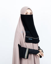 Cadar Tali Silsila Sifon Silk Jetblack Alsyahra Exclusive