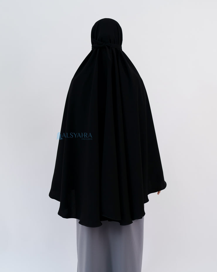 Alsyahra Exclusive Khimar Daily Size XL Jetblack