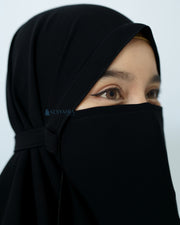 Alsyahra Exclusive Khimar Daily Size XL Jetblack