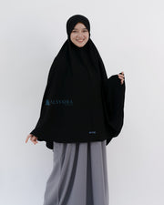Alsyahra Exclusive Khimar Daily Size XL Jetblack
