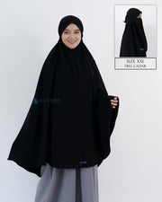 Alsyahra Exclusive Khimar Daily Size XXL Jetblack