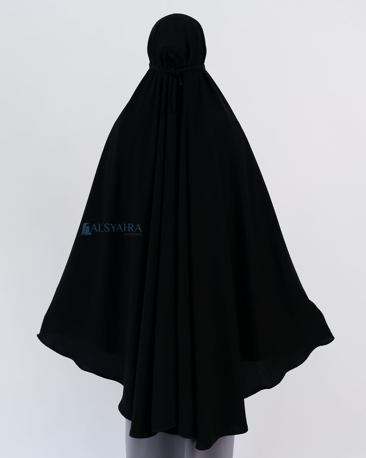 Alsyahra Exclusive Khimar Daily Size XXL Jetblack